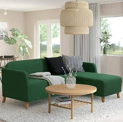 Tissus: IKEA LINANÄS Sofaüberzug Sofaschoner 3er-Sofa mit Récamiere – Neuf (Voir description) à Dübendorf par rocki07