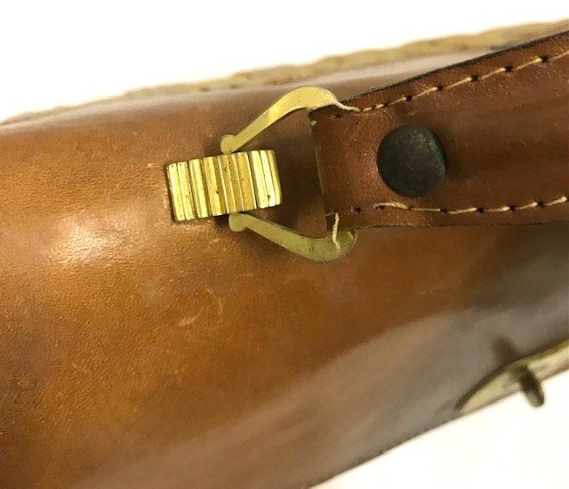 : Handtasche mit Leder und Korbweide 50er – Usato da Zürich venduto da gigimai67 9