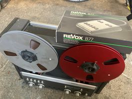 Revox A77 Tonbandmaschine und B77 Fernbedienung