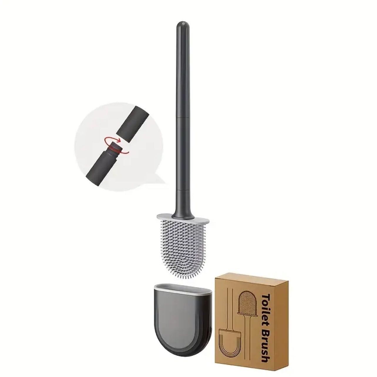 Altri accessori per il bagno: Silikon WC-Bürste Set, selbstklebend, neu – Nuovo e nell'imballaggio originale da Suhr venduto da SchnapperCH