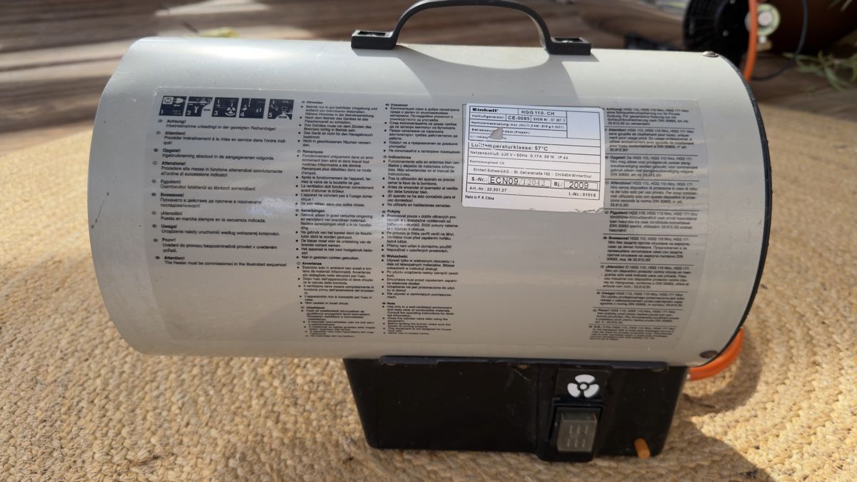 Einhell Radiateurs: Heissluftgenerator Einhell HGG 110-CH gebraucht – D'occasion à Thunstetten par Specht71 3