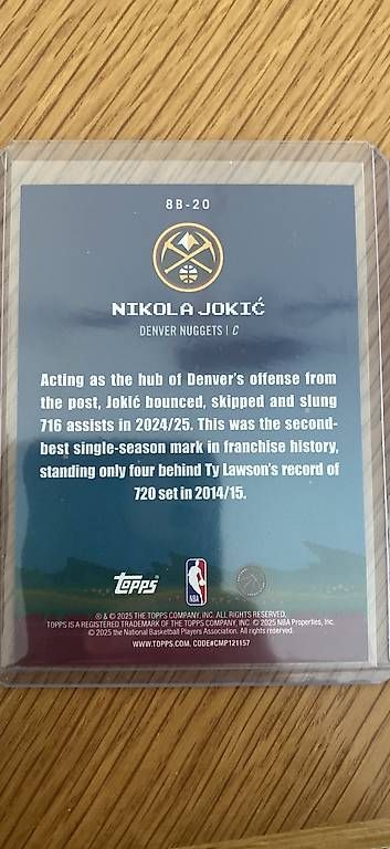 Topps Carte collezionabili: Nikola Jokic Topps 8-Bit Ballers – Usato da Boningen venduto da chregu90 1
