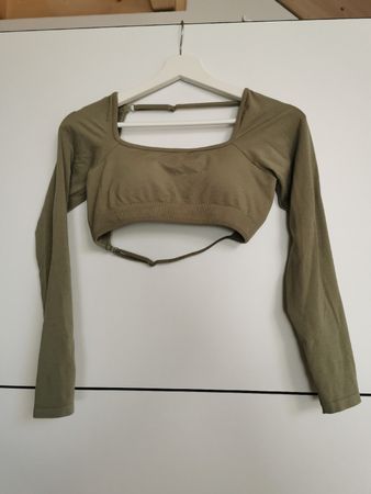 Teveo langarm Top Grösse M Olive