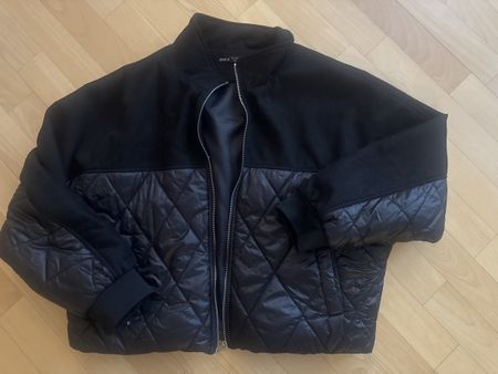 Schwarze Shein Jacke, Gr. L, für Herbst