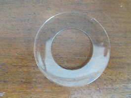 3 x Tropfenfänger -Glas für 40mm Kerzen