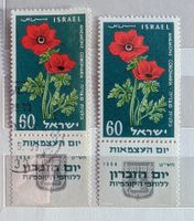 Israel-1x postfrisch/1x gestempelt**mit Tab (2)