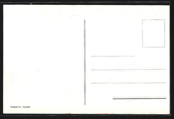 Cartoline postali: Neuchâtel, Vue sur l'Evole, Serrières, – Usato da Berlin venduto da bartko-reher 1