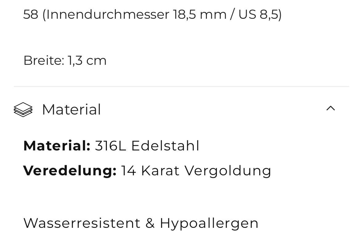 Anelli: Luamaya Fingerring NEU – Nuovo e nell'imballaggio originale da Thun venduto da Brinelchen 5