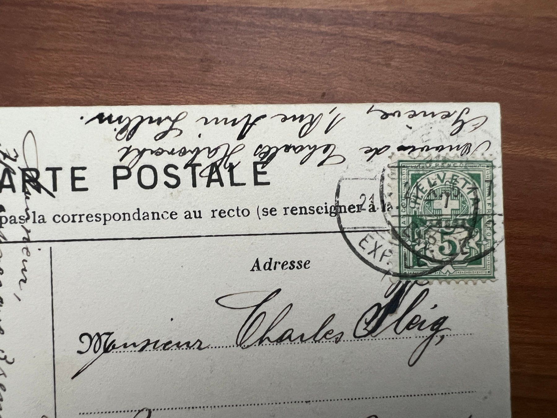 Cartoline postali: AK  1906 Genf super    (G2533) – Usato da Hinwil venduto da Sidi4 1