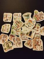 Lot d' autocollants illustrés style oriental