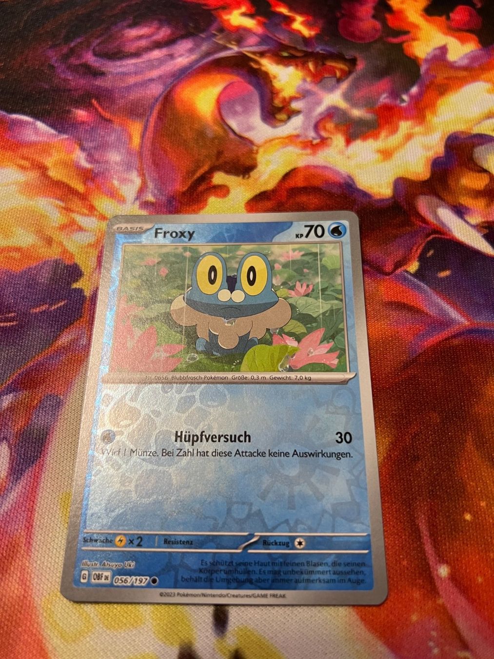 Pokémon Carte collezionabili: Froxy (OBF 056) / Reverse Holo / Obsidianflammen – Nuovo (secondo la descrizione) da Bülach venduto da CherryBlu