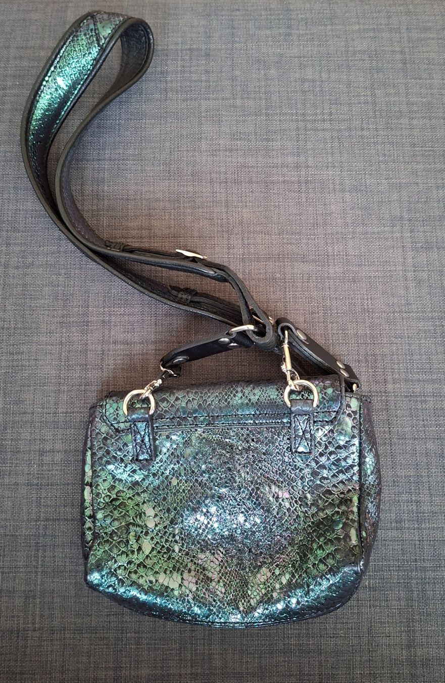 Borse da donna: Sac Paul Marius Python irisé Suzon S Boréal cuir – Nuovo (secondo la descrizione) da Genève venduto da a_t_g5kq 1