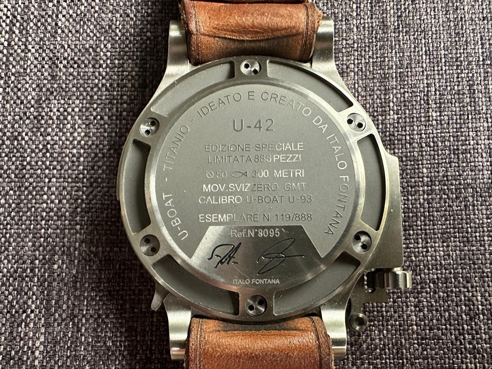 Orologi: U-Boat U-42 GMT – Usato da Forch venduto da Manantiales2024 2