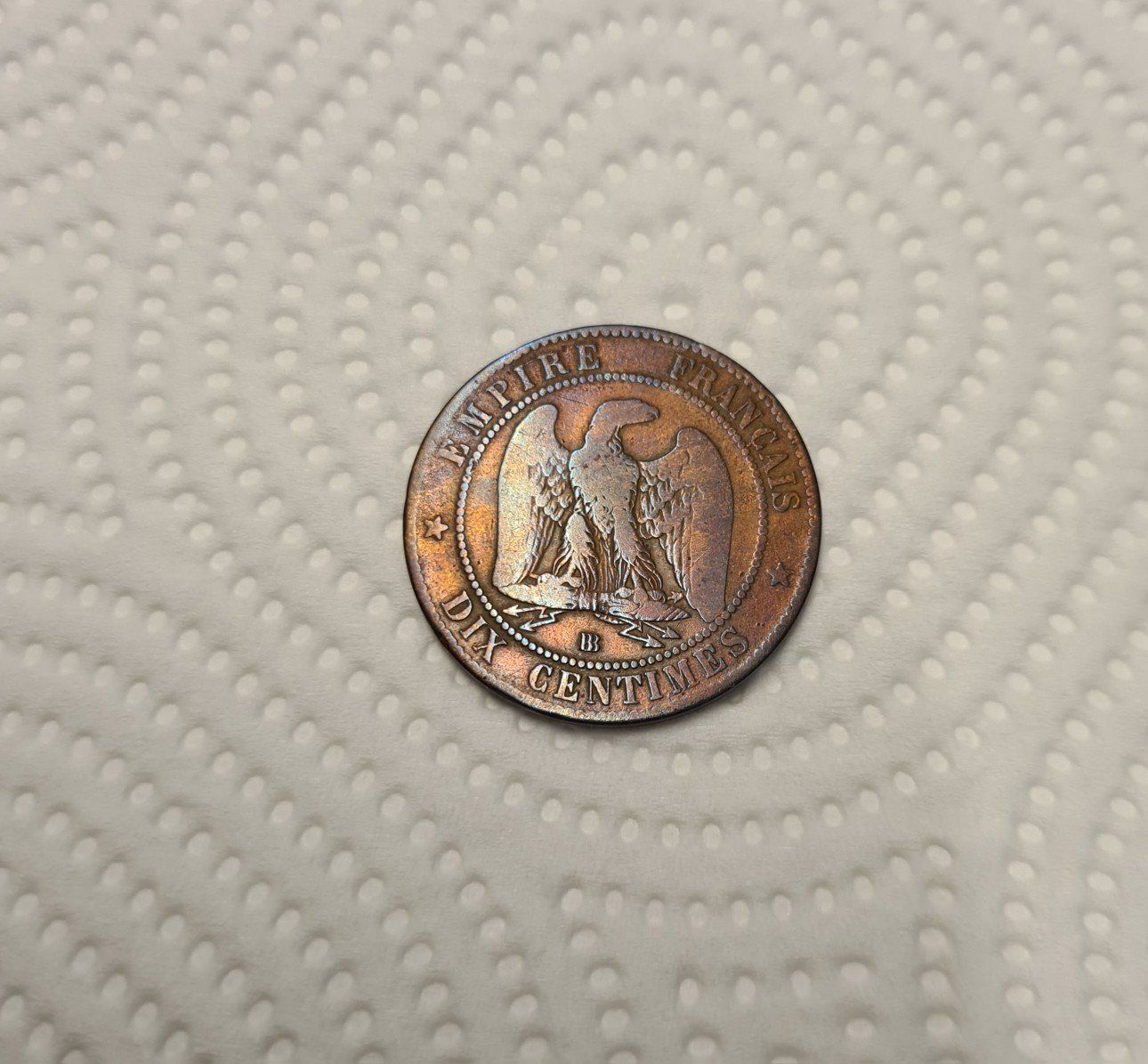 Tutti le monete: Dix Centimes "Napoleon III" 1862 – Usato da Zell LU venduto da Jamaila 1