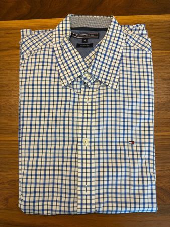 Hemd Tommy Hilfiger Grösse M, Langarm, blau