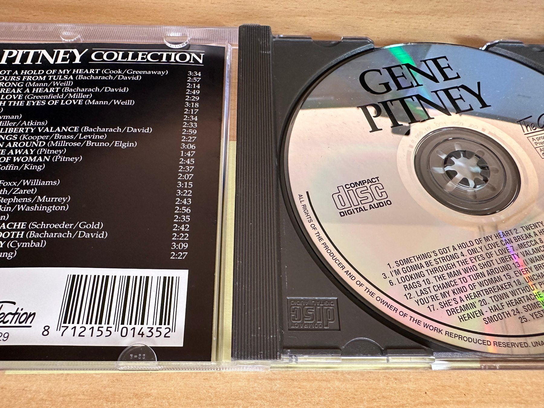 CD: Gene Pitney – Collection 25 Songs – Usato da Rikon im Tösstal venduto da Alpenmutz 2