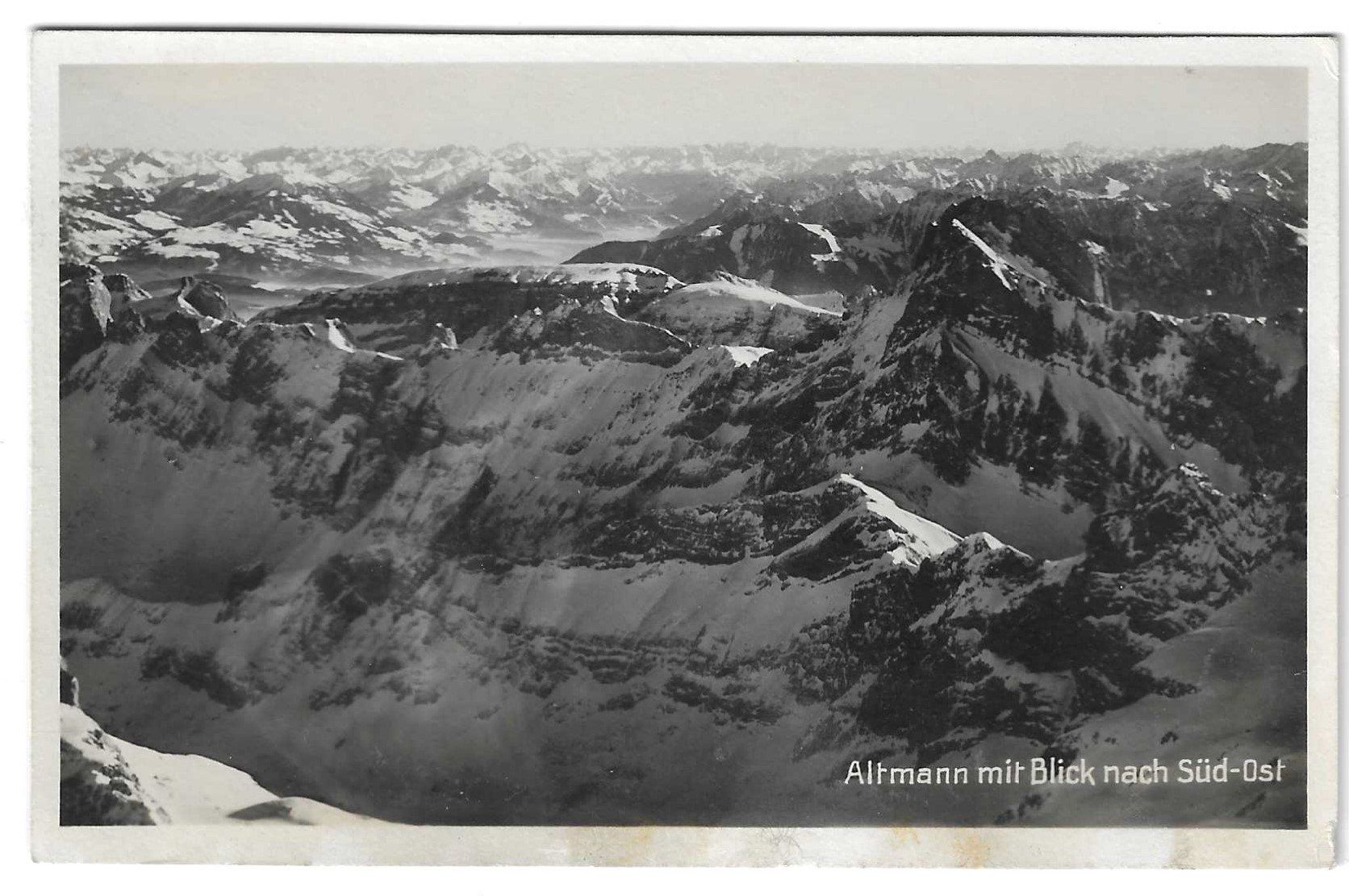 Cartoline postali: Altmann mit Blick nach Süd-Ost – Usato da Kloten venduto da kanschweiz