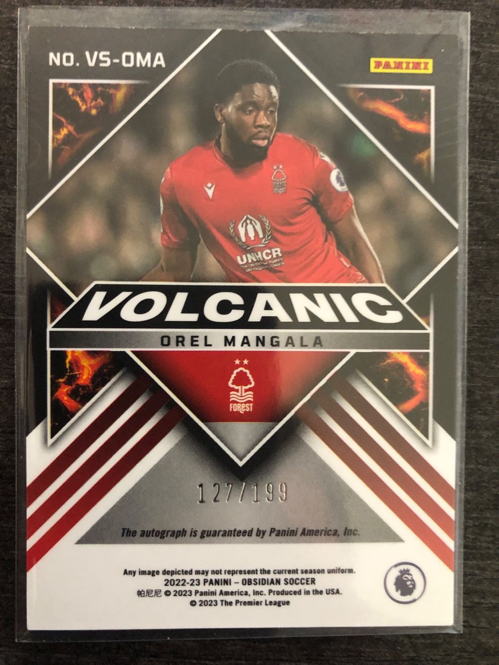 Panini Carte collezionabili: Panini Obsidian Orel Mangala Autogramm 127/199 – Usato da Wangenried venduto da Garagara 1