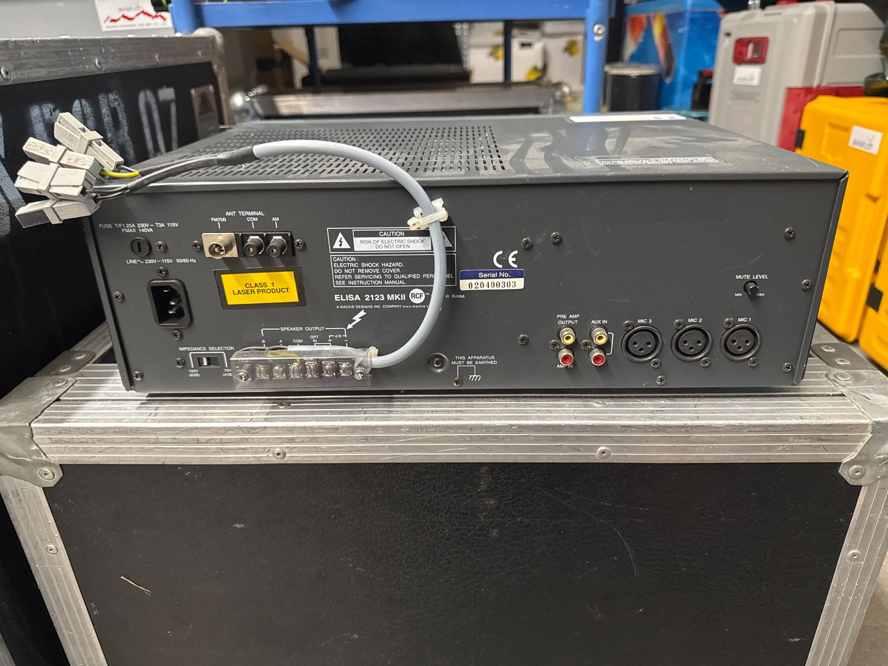 Amplificatori: RCF ELISA 2123 MKII CD Receiver Amplifier – Usato da Oberdorf NW venduto da AndotechnicsGmbH 2