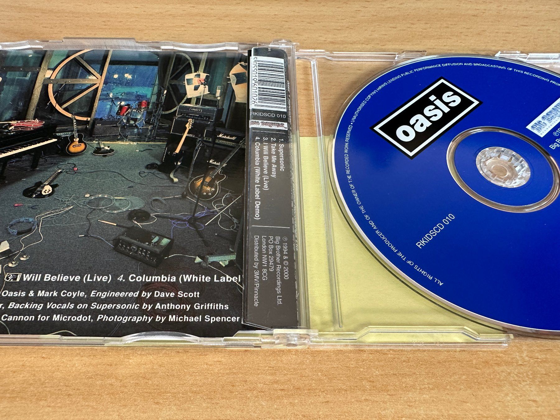 CD: Oasis – Supersonic - Single CD – Usato da Rikon im Tösstal venduto da Alpenmutz 1