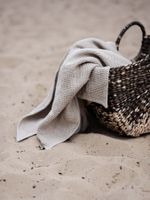 Wellness & Sauna: Leinen Waffelhandtuch Natur