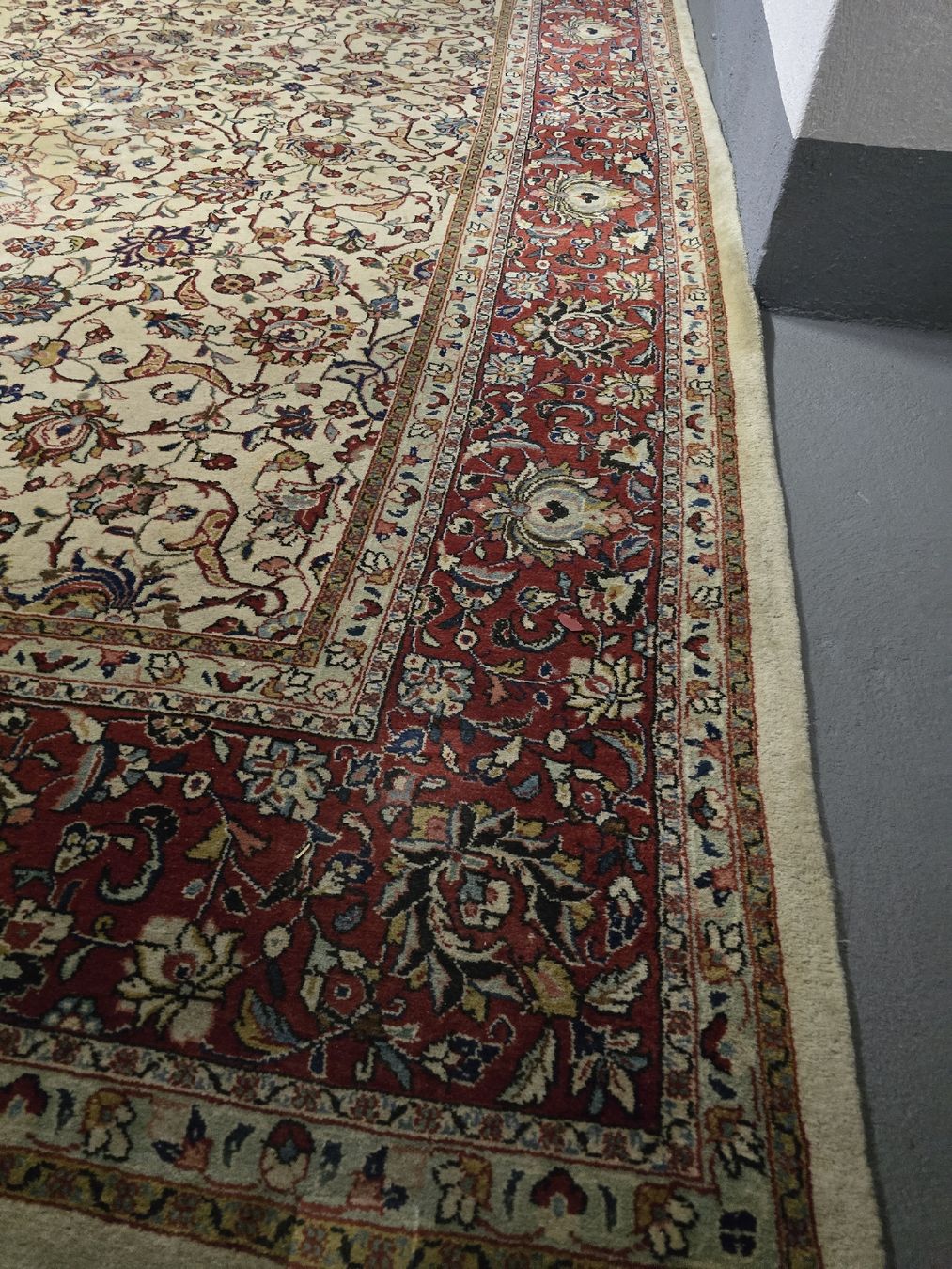 Tappeti: Perserteppich, Orientteppich, Vintage, Rot/Beige, Top! – Usato da winterthur venduto da Sammlerecke 3