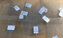 LOT  12X LAMPENSCHIRMGITTER VERZINKT NEU 240X260MM