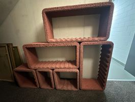 Multi Weinregalsystem aus regulierendem Hydroton