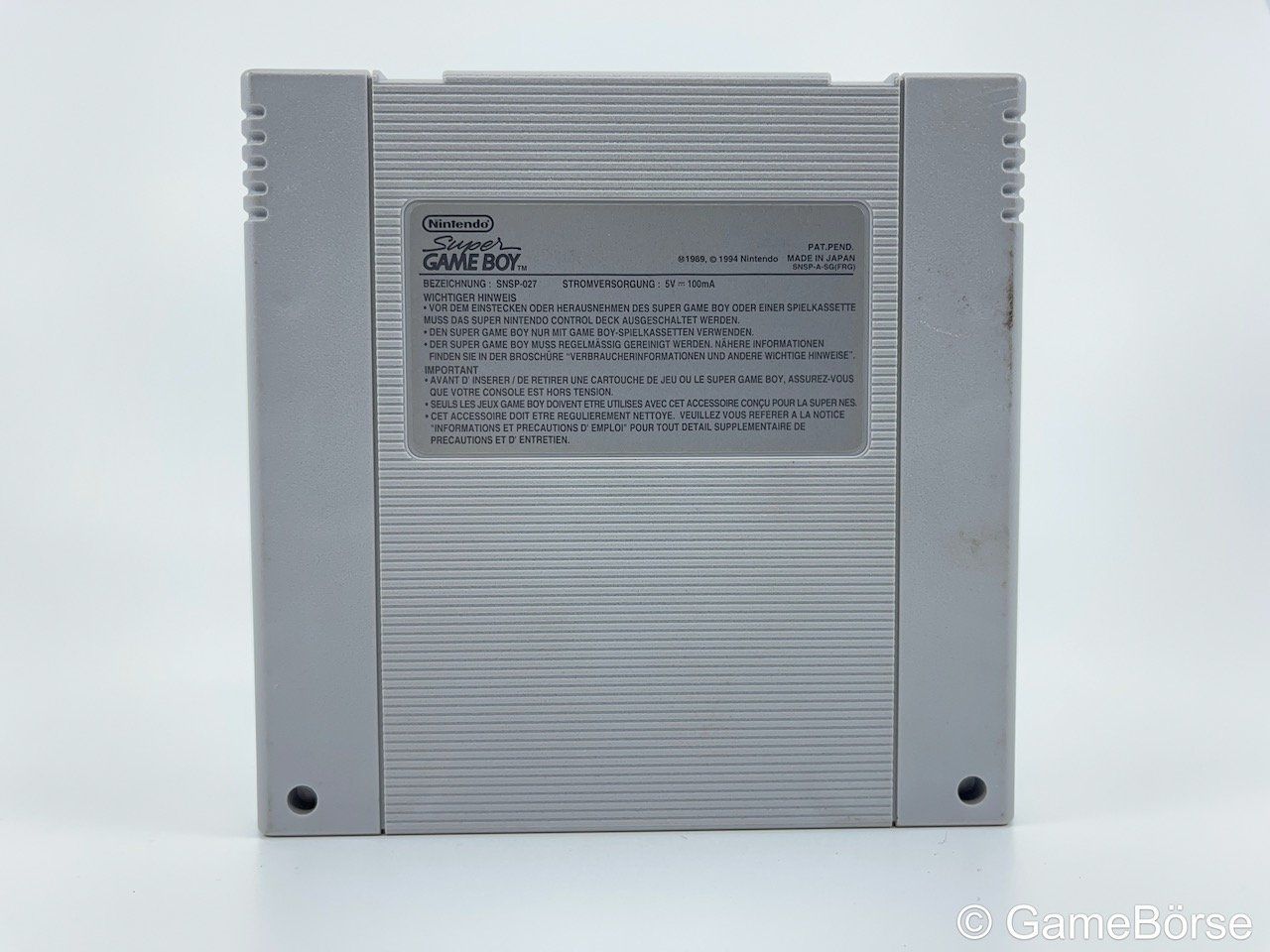 Nintendo Giochi: SNES Nintendo Super Gameboy PAL – Usato da Stettfurt venduto da GameBoerse 1