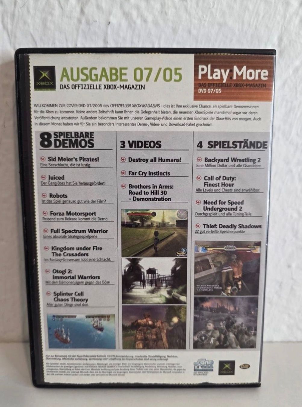 Giochi: Sid Meier's Pirates! Xbox Game mit 8 Demos, Top Zustand – Usato da Ehrendingen venduto da lax21 1
