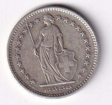 Alle Münzen: 2 Franken 1922 rar – Gebraucht aus Neuchâtel von karlpierrino 1