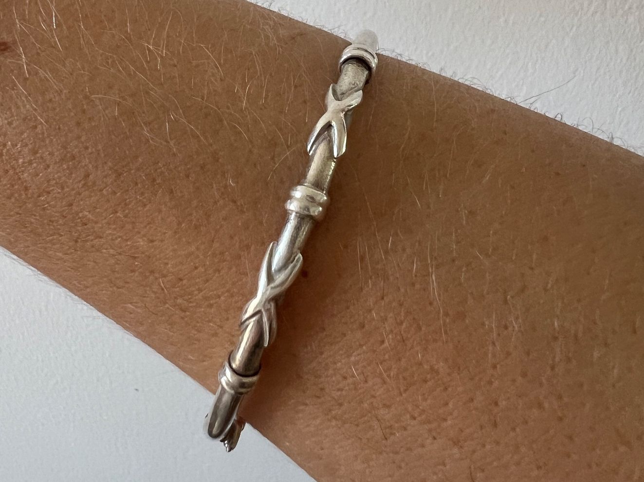 Armbänder & -reifen: Armreif – Einzelstück aus echtem Silber – Gebraucht aus Basel von evaelette