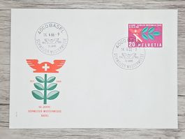 CL17 Enveloppe + Timbre Suisse 1966