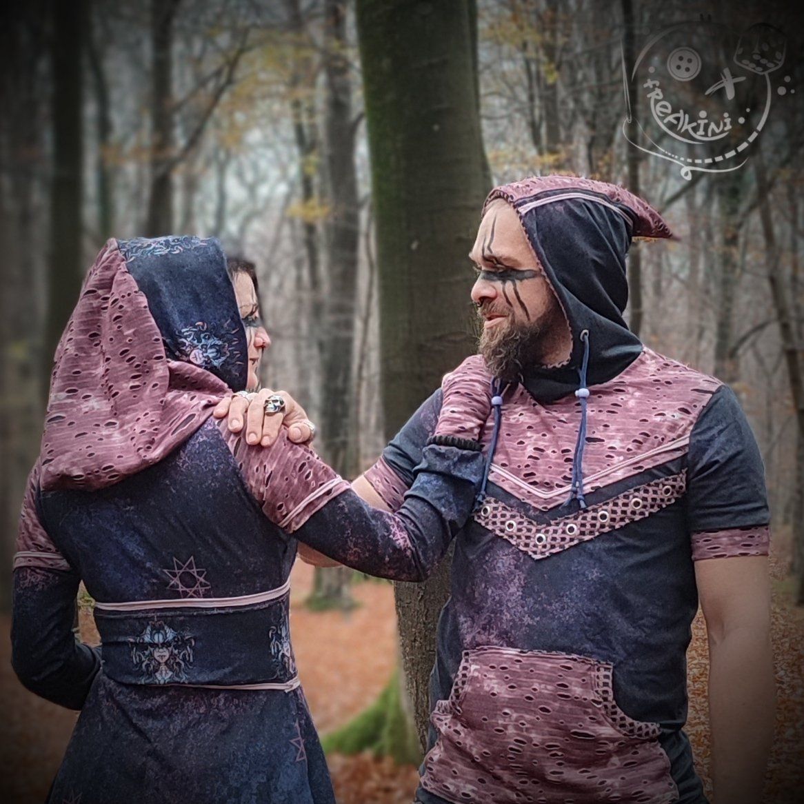 Tessuti: Destroyed Jersey "altrosa batik" Stoff je m – Nuovo e nell'imballaggio originale da Wiesenberg venduto da mountain-merch 5