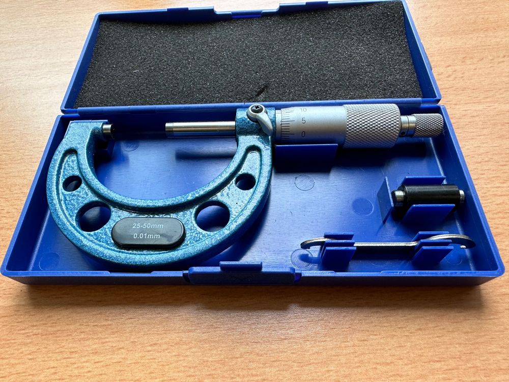 Außenmikrometer-Set 0–75 Mm – 0,01 Mm Genauigk Produktbild-Vorschau 2