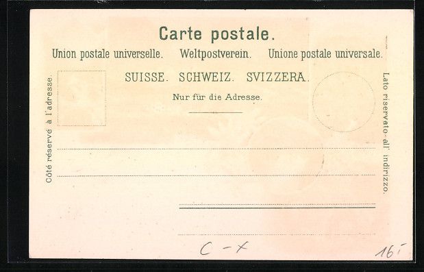 Cartoline postali: Litho Göschenen, Teufelsbrücke, In der – Usato da Berlin venduto da bartko-reher 1