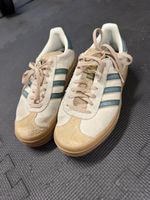 Adidas Gazelle Damenschuhe beige/grün Grösse 36.5 