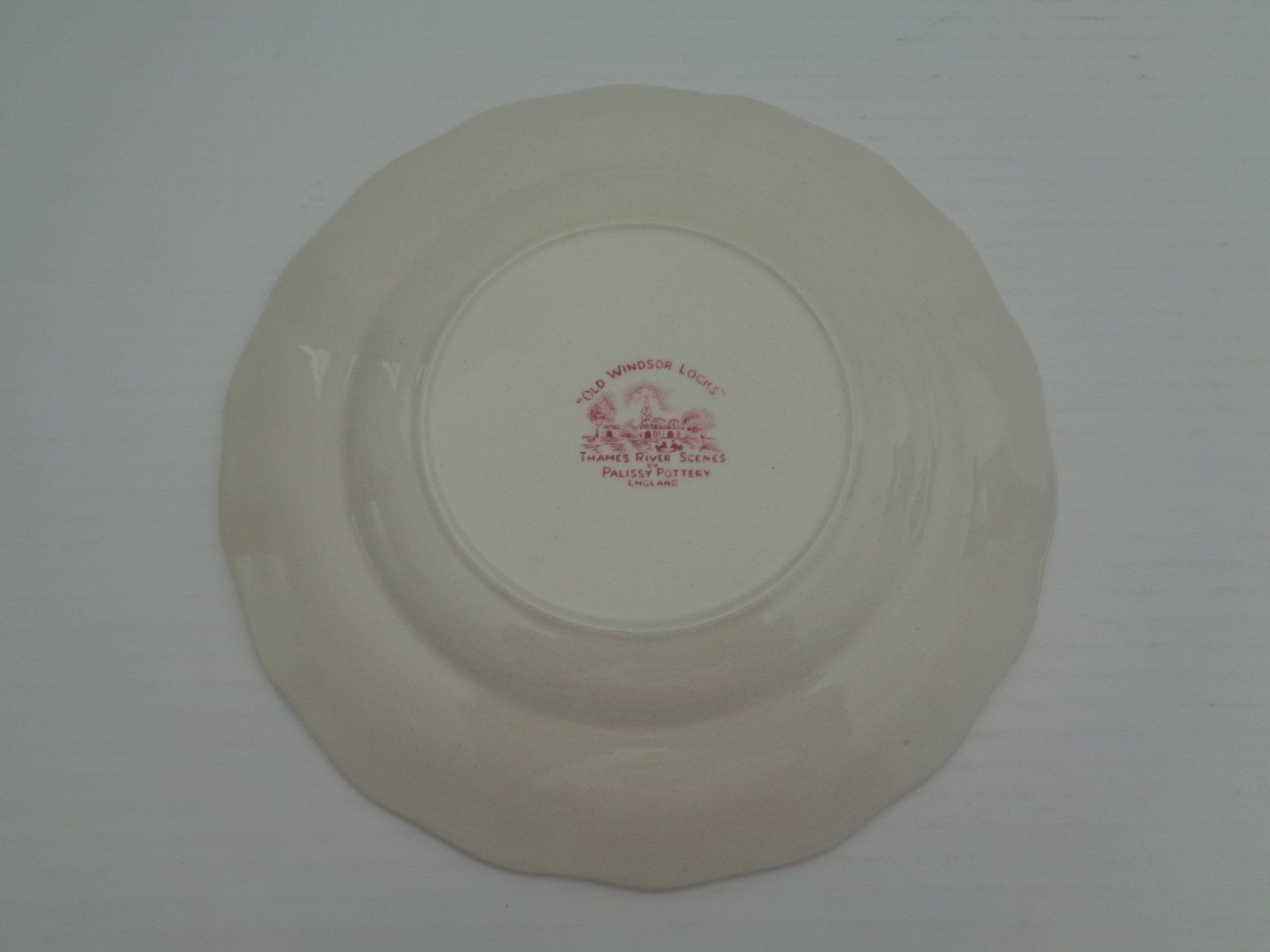 Piatti: 6 Dessertteller Palissy Pottery -Thames River Scenes England – Usato da Chur venduto da omonia 6