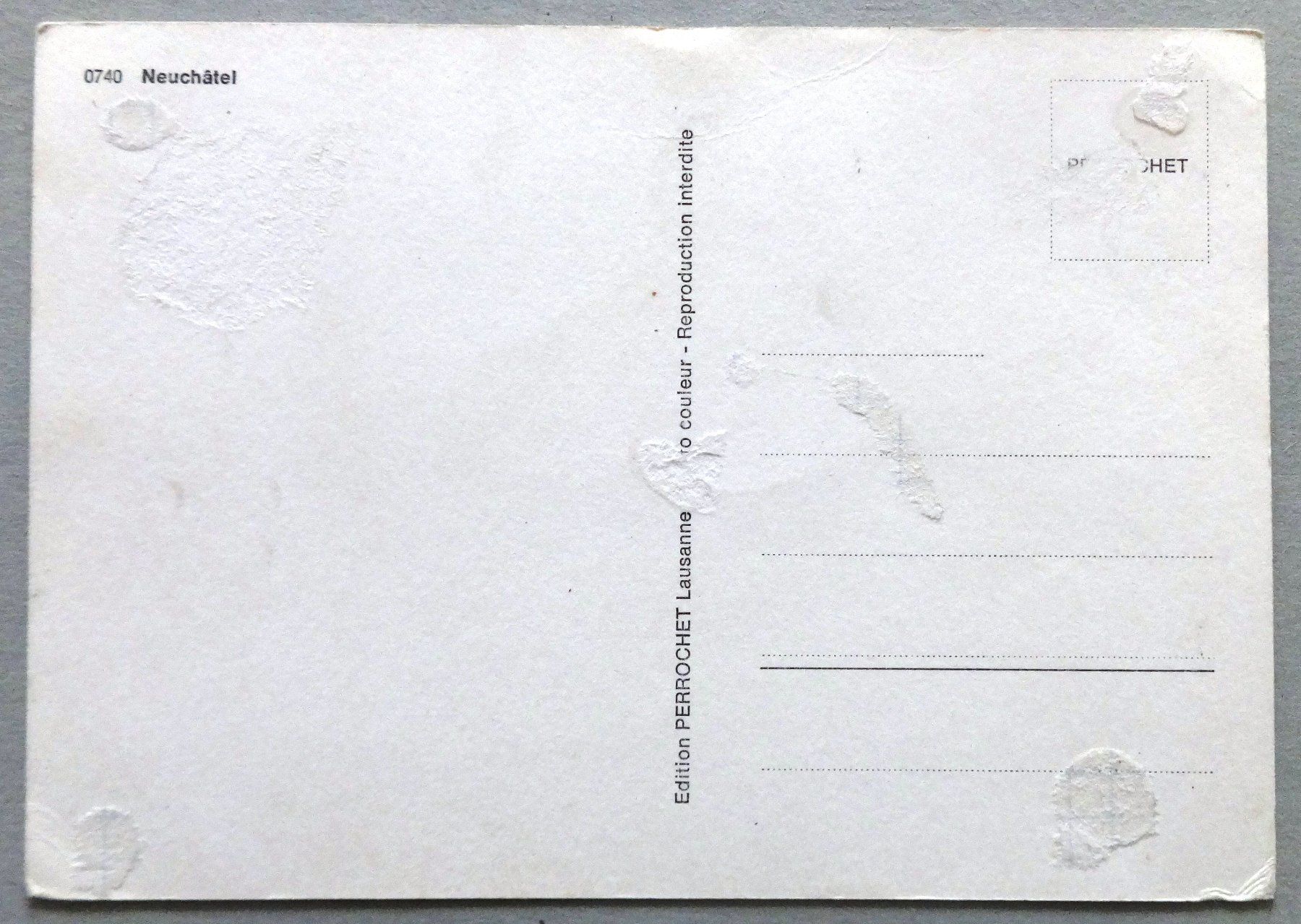 Cartes postales: Neuchâtel – Défectueux à Fétigny par Billy2miny 1