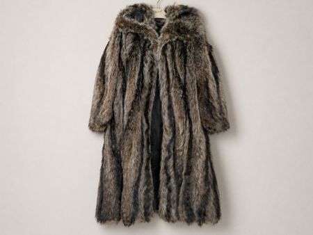 Manteau long vintage en Marmotte - Noël Fourrures Genève