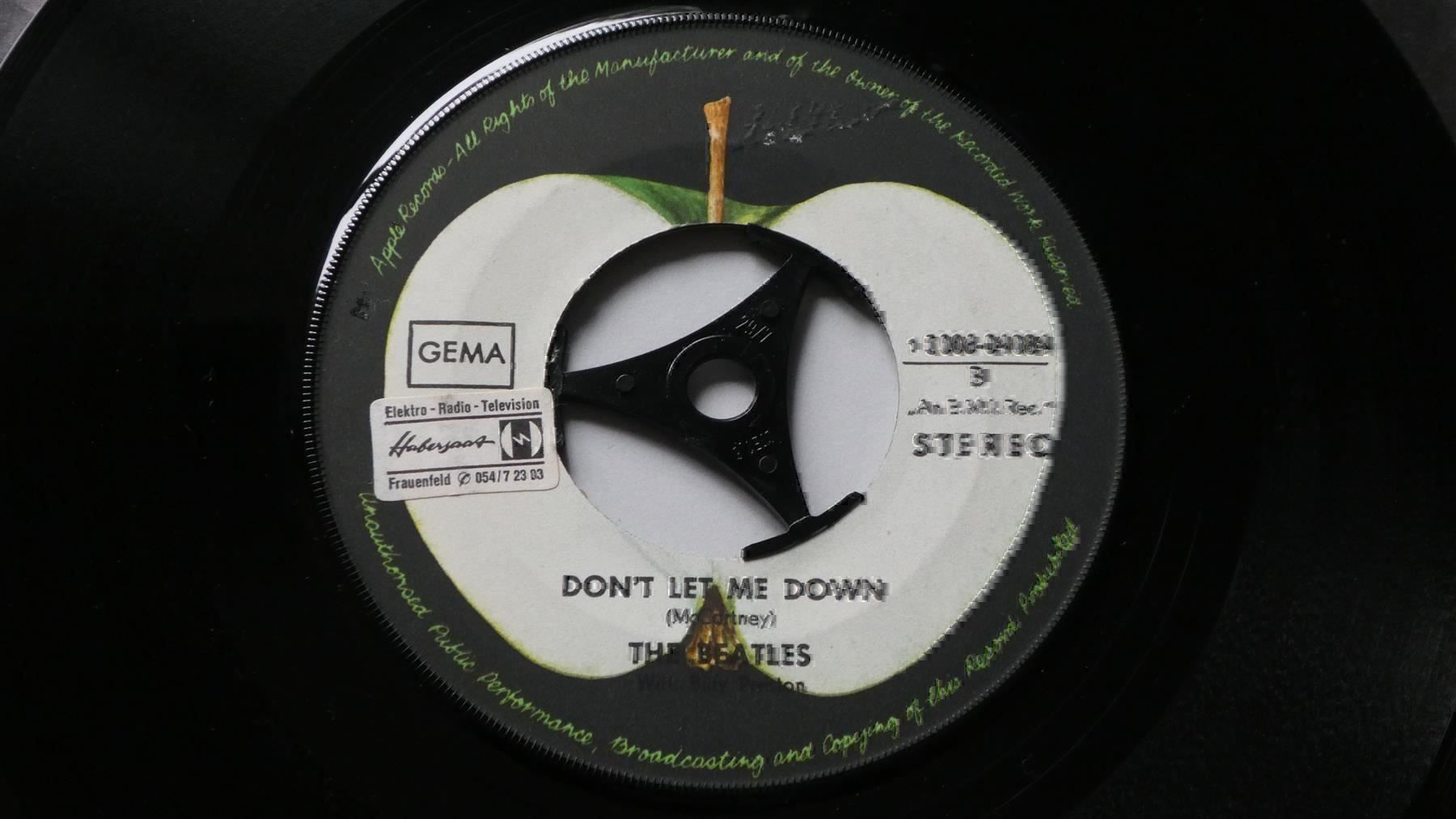 Vinyles: The Beatles With Billy Preston- Get Back – D'occasion à Frauenfeld par Astra13 5