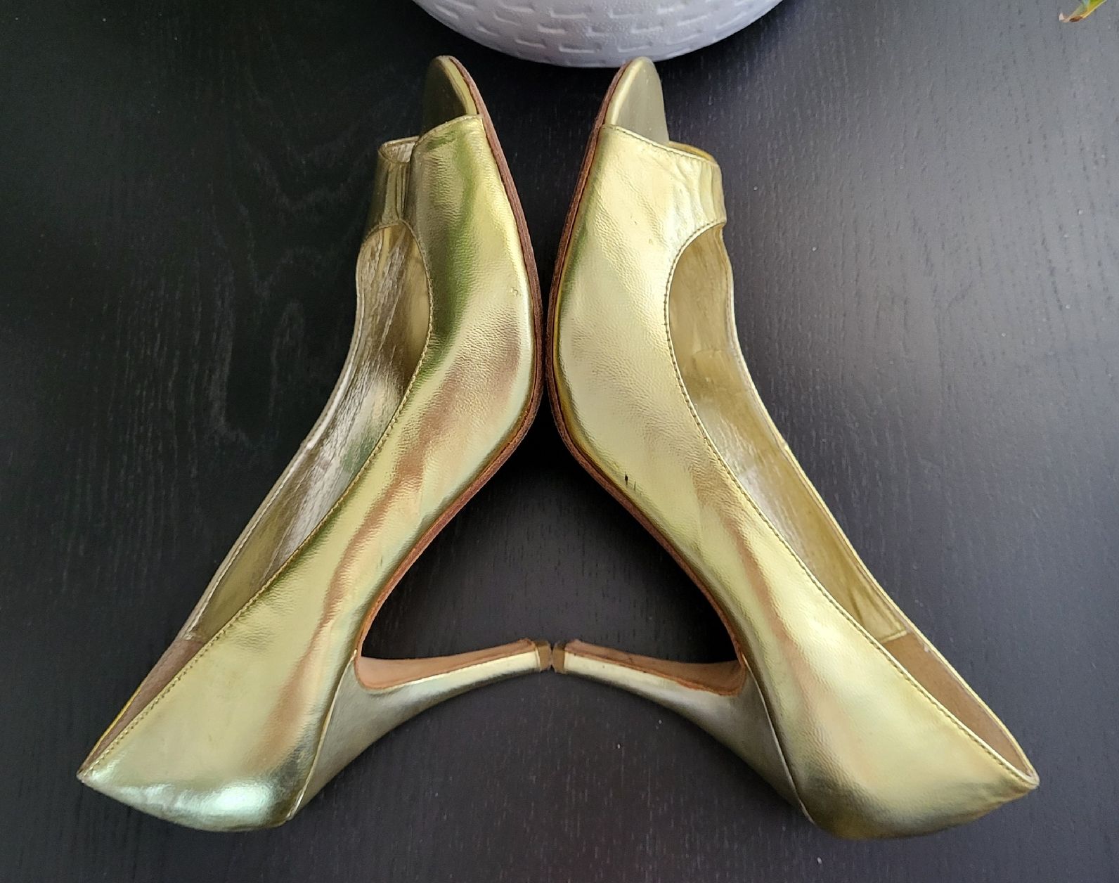 Scarpe da donna: Venezia Pumps gold Grösse 39 Leder – Usato da Schindellegi venduto da Maidli8834 2