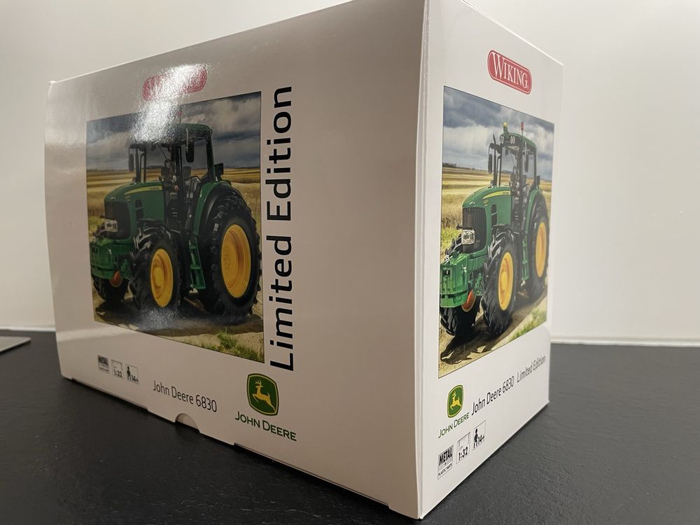 Tracteur John Deere 6830 Wiking 1:32 Limited (Neuf avec emballage