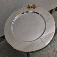 Silberne Platzteller