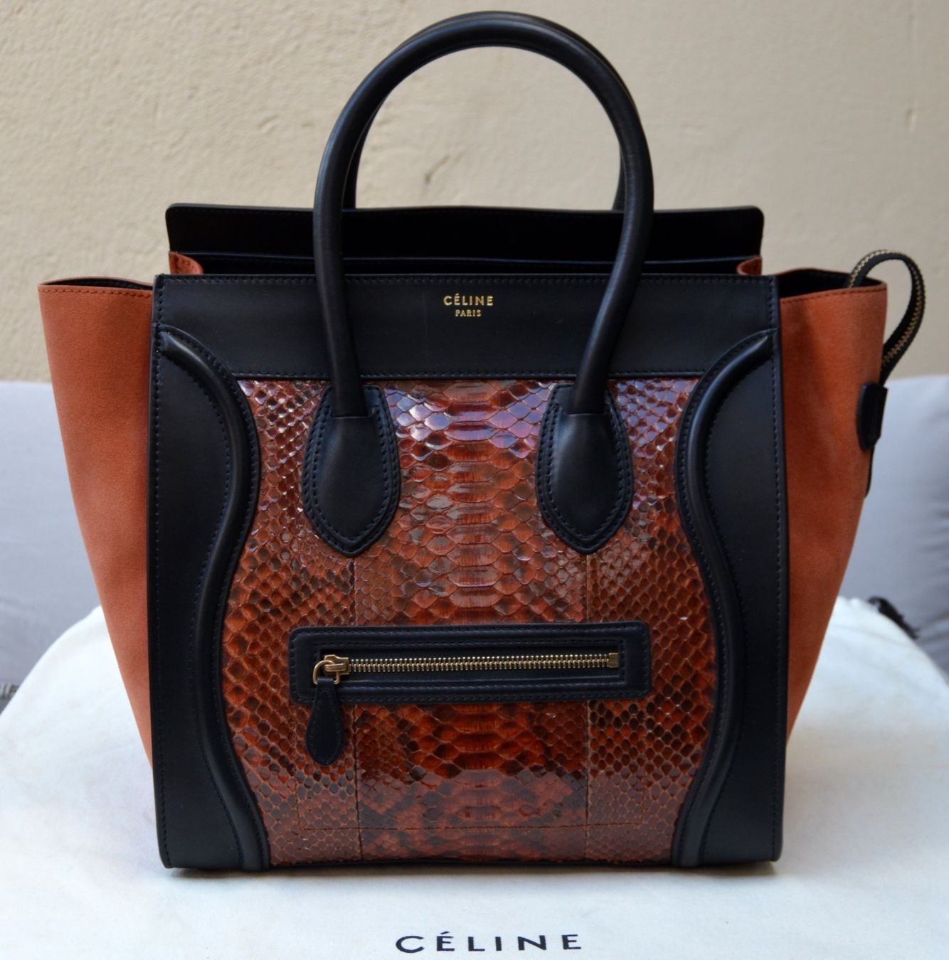 Celine Sacs femmes: Céline Luggage Python Taache / sac – D'occasion à Collonges par Auganien 3