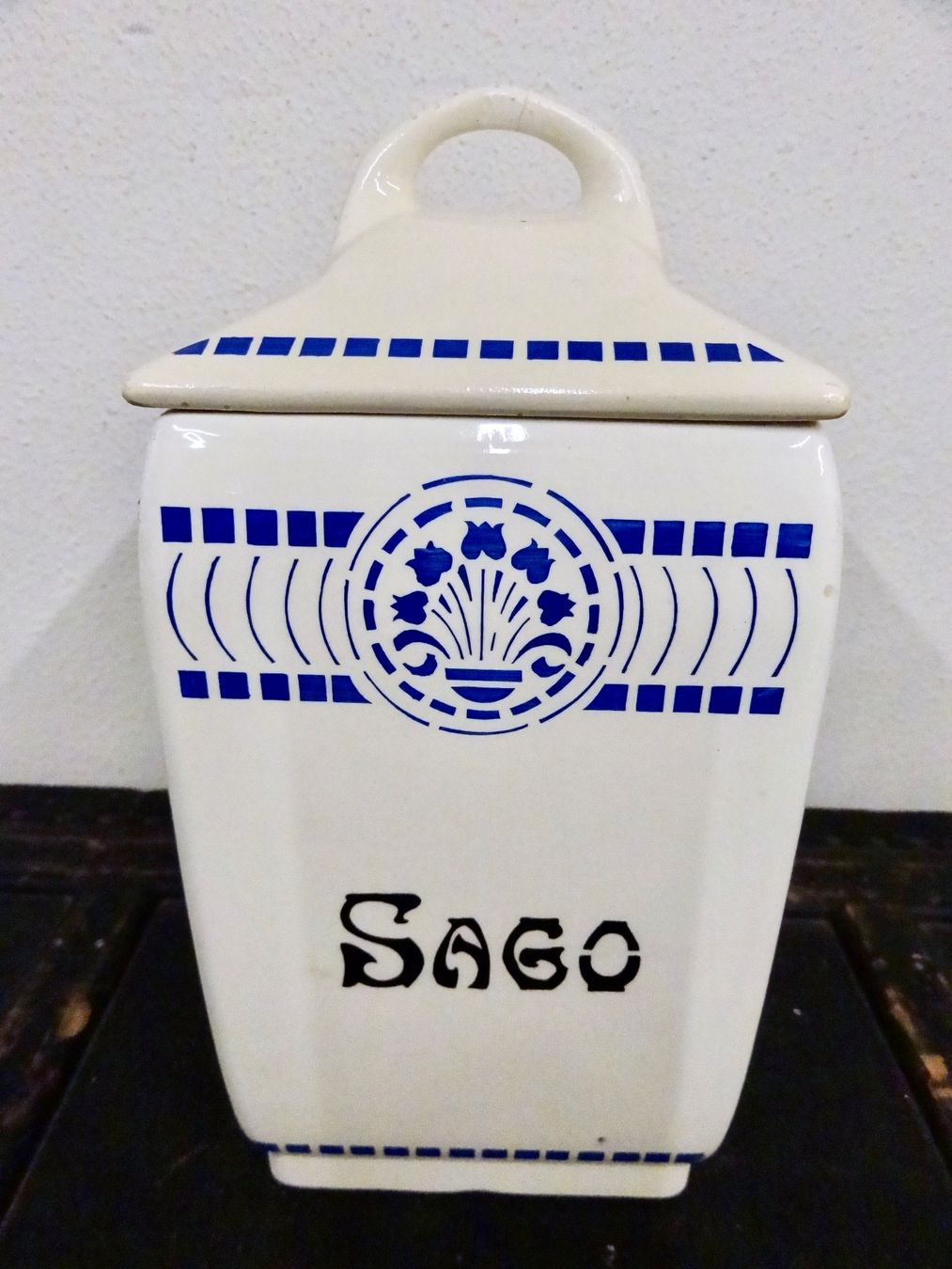 Contenitori & Simili: Vintage Vorratsdose SAGO Dose Vorratsbehälter Keramik – Nuovo (secondo la descrizione) da Kerzers venduto da zimmergruen 1