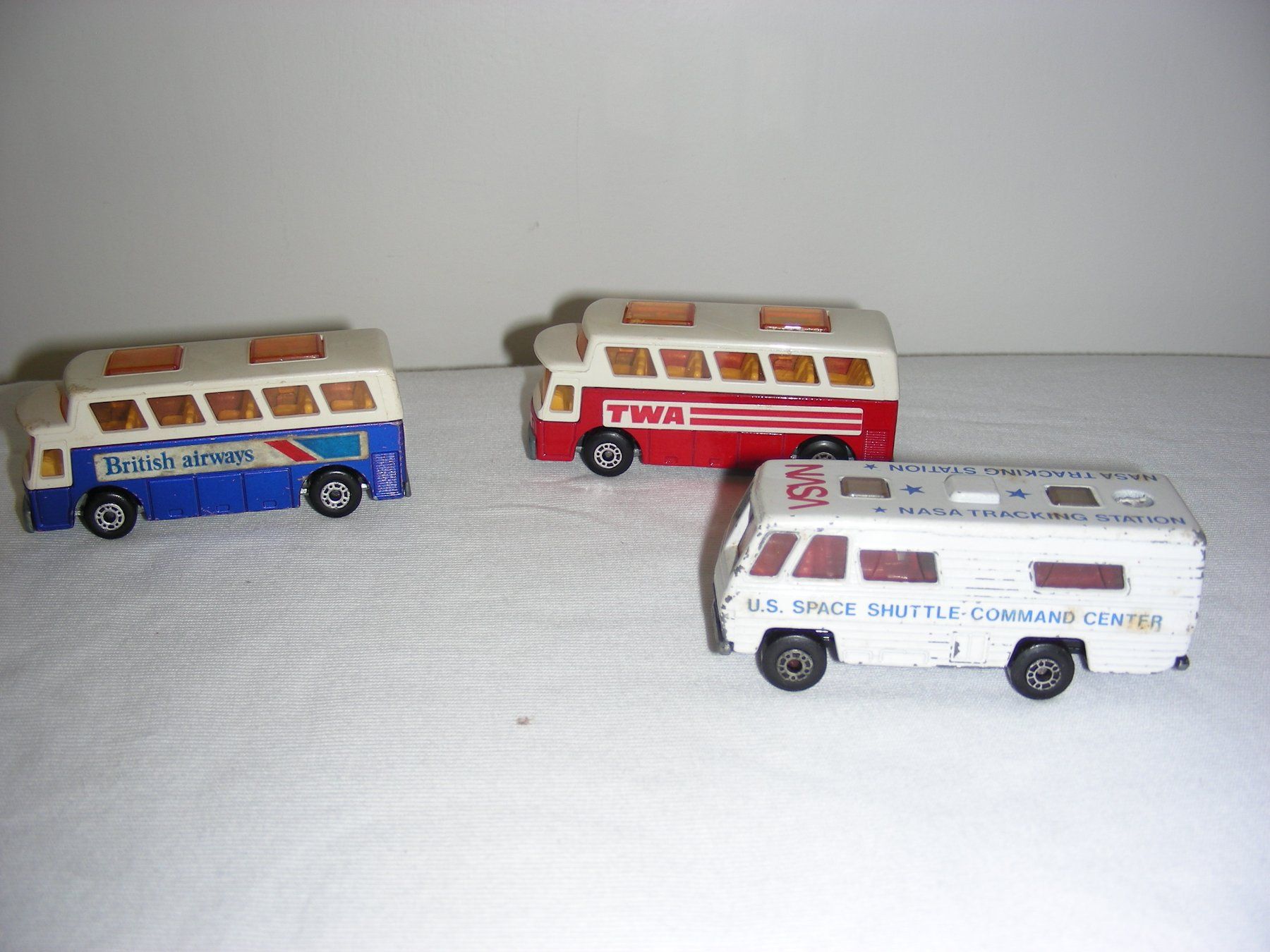 Modellautos Matchbox 70er/80er J. NASA, TWA, British Airport (Gebraucht ...
