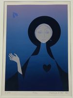 KÜNSTLER  ? UNLESERLICH  SIGNIERT NUMMERIERT SERIGRAPHIE