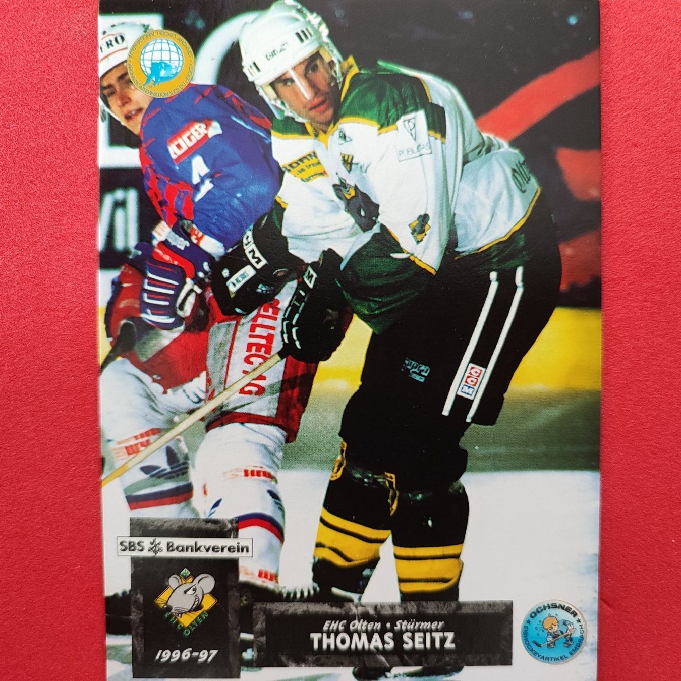 Carte collezionabili: Thomas Seitz - EHC OLTEN - 1996/97 – Usato da Dübendorf venduto da kb86_MOVIE