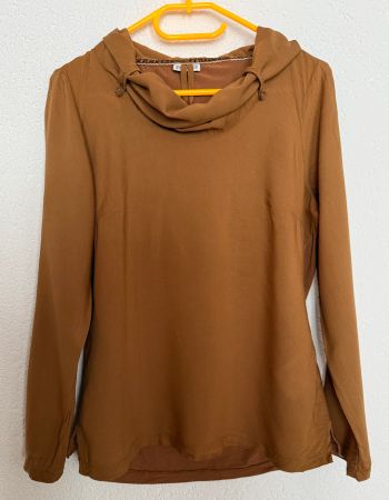 schönes Shirt Street one, zimt, mit speziellem Kragen